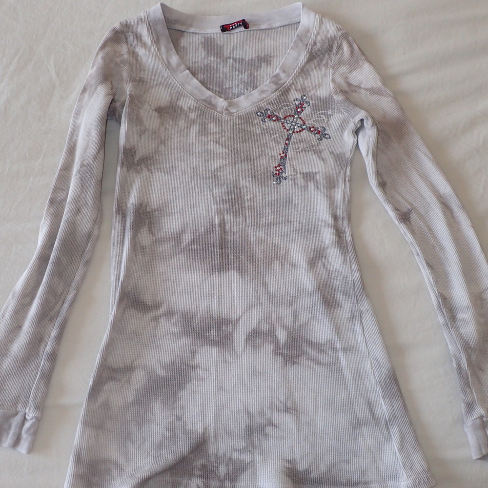 T Party Cross Long Sleeve Shirt